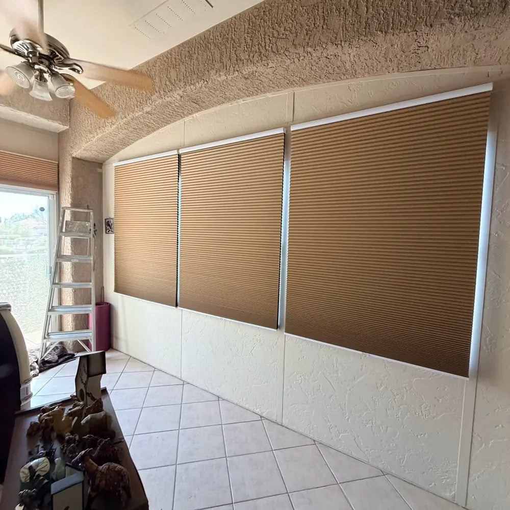 Window shades installed by WestStone Services
