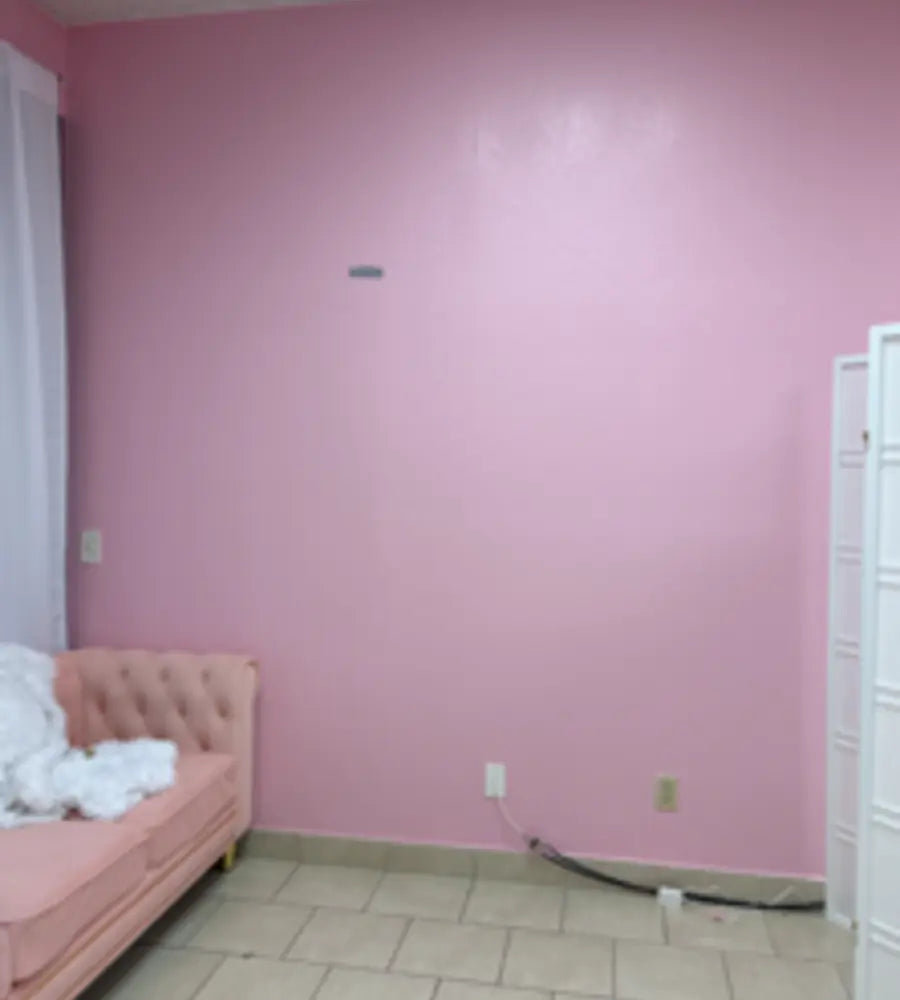 Commercial wall before sign installation