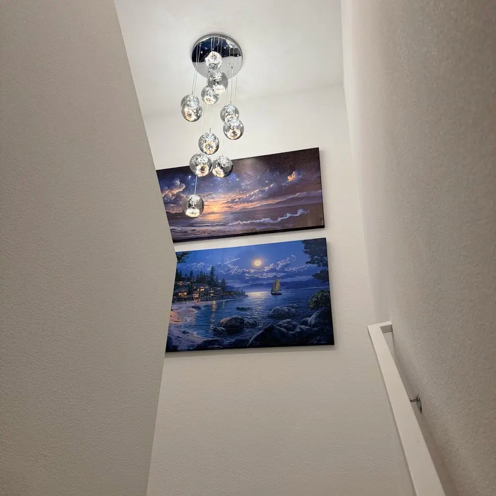 Decorative stairway lighting